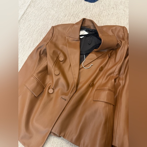 Zara Chestnut Double-Breasted Blazer and pant Set 🤎🤎🤎 - Picture 7 of 15